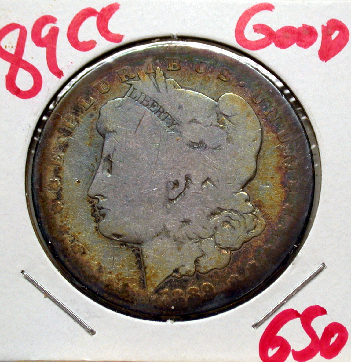 1889 CC Morgan Dollar in Good - Click Image to Close